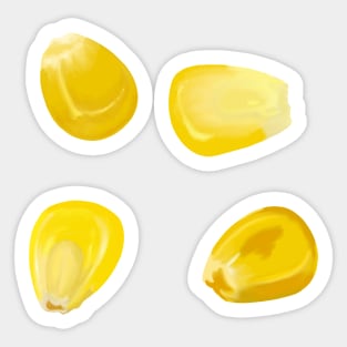 Sweet Corn Kernels Sticker